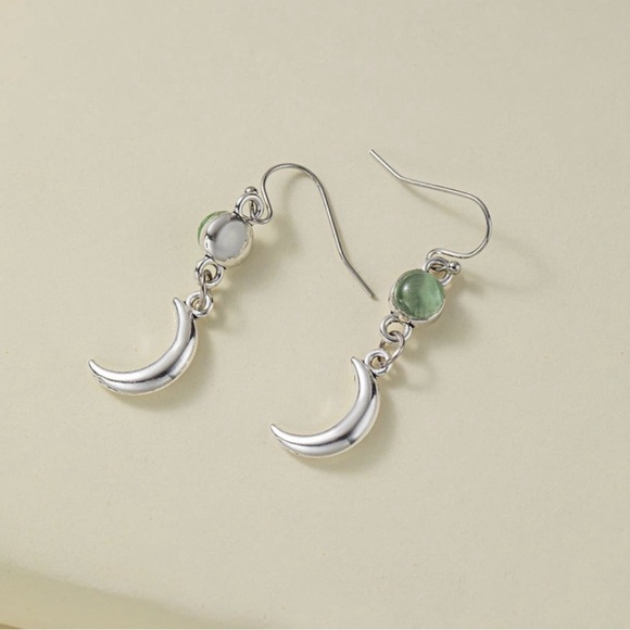 Crescent Moon Earrings - Picture 4 of 8